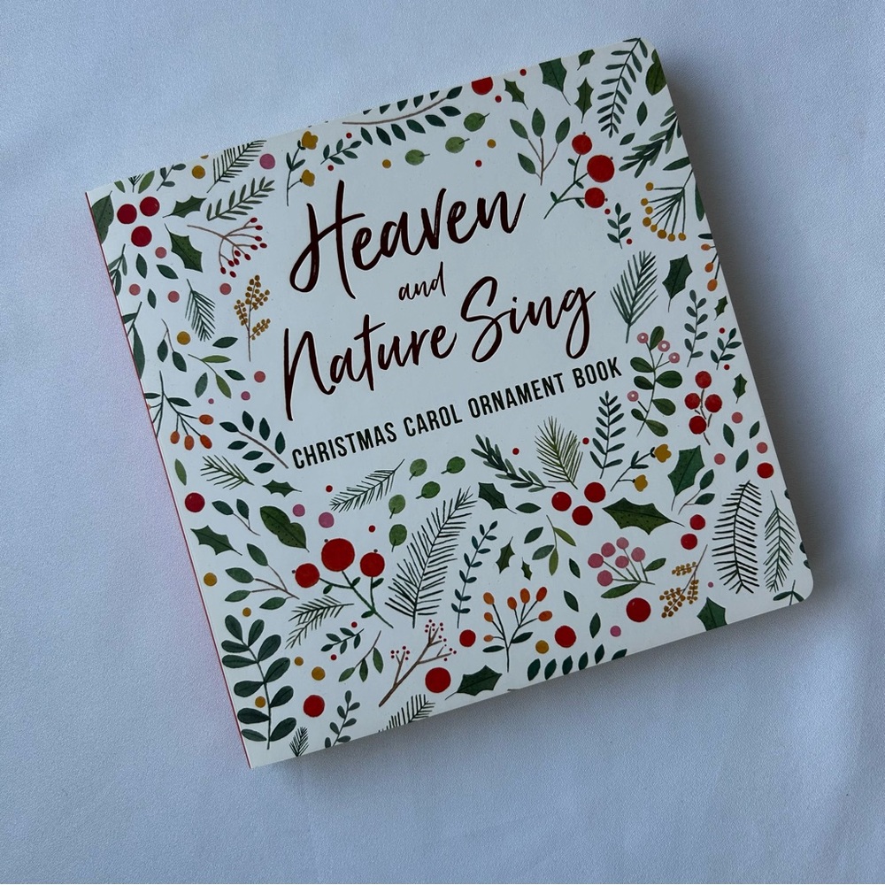 Dayspring Heaven and Nature Sing Christmas Carol Ornament Book.